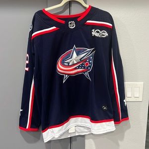 Columbus Blue Jackets Sergei Bobrovsky home jersey